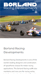 Mobile Screenshot of borlandracing.com