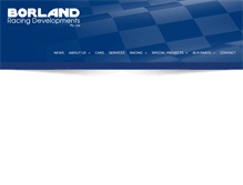 Tablet Screenshot of borlandracing.com